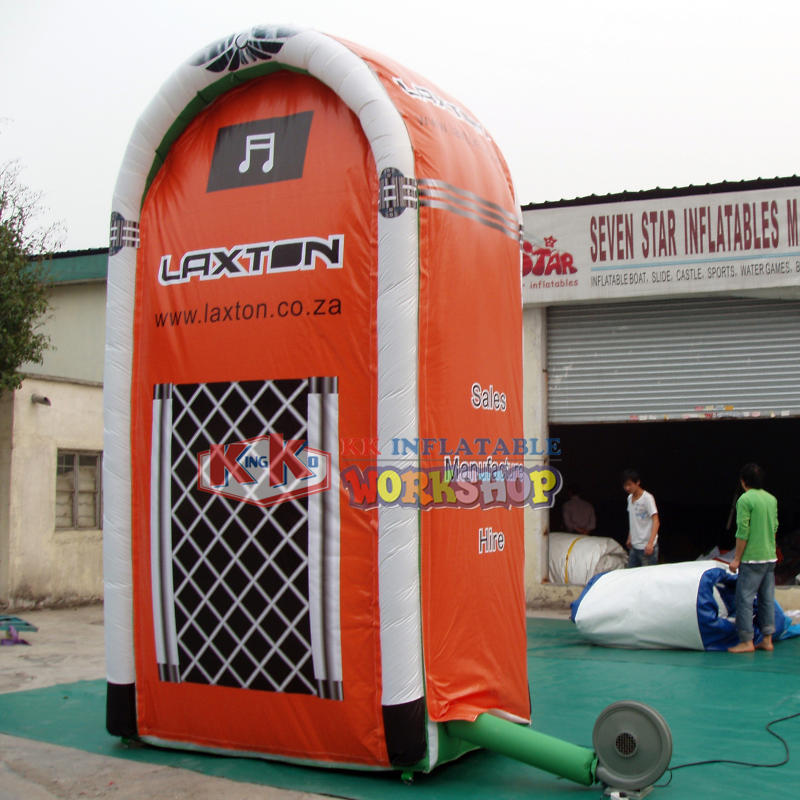 Custom inflatable advertising booth