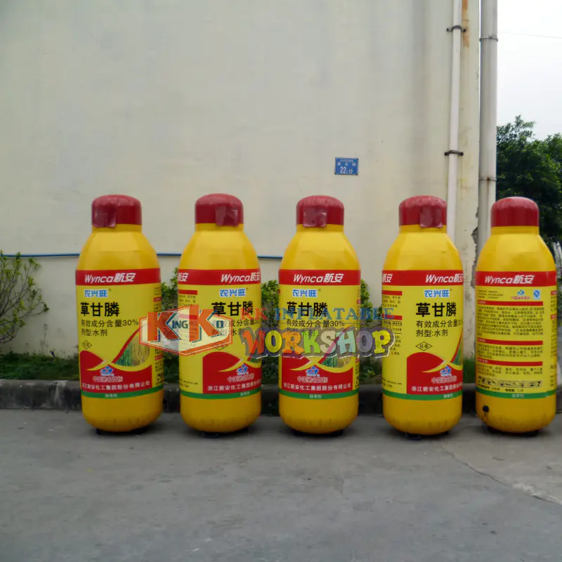 Manufacturers promote custom inflatable bottles
