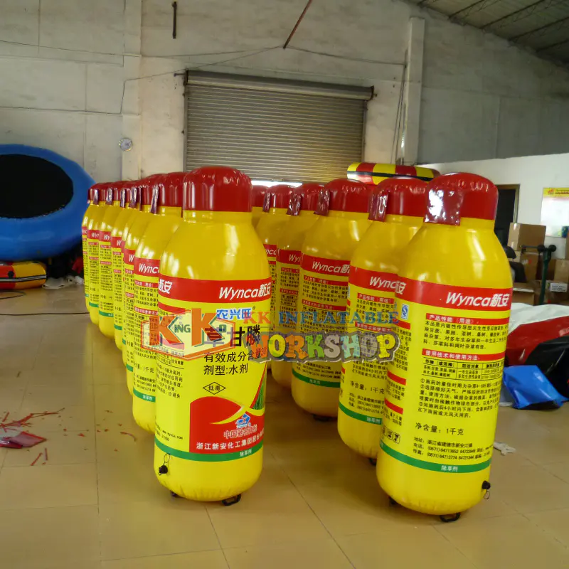 Manufacturers promote custom inflatable bottles
