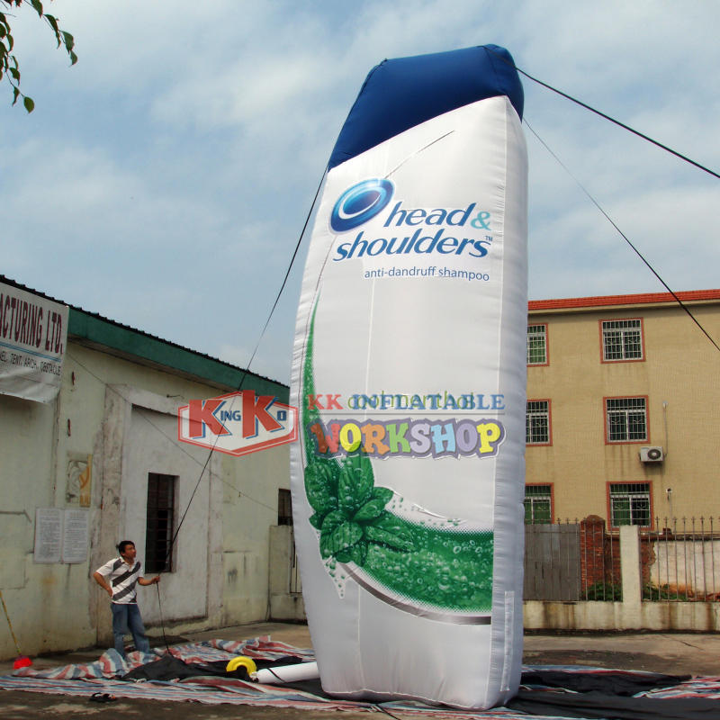 Inflatable Shampoo Bottle Model for Advertising giant outdoor inflatable Shampoo bottles