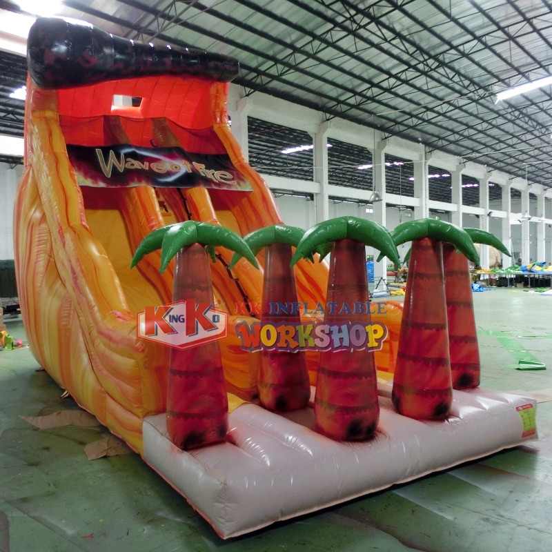 KK INFLATABLE transparent pig inflatable slide various styles for playground