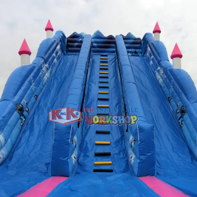 Children's Favorite Theme Inflatable Frozen Jumping Castle Slide Amusement park equipment
