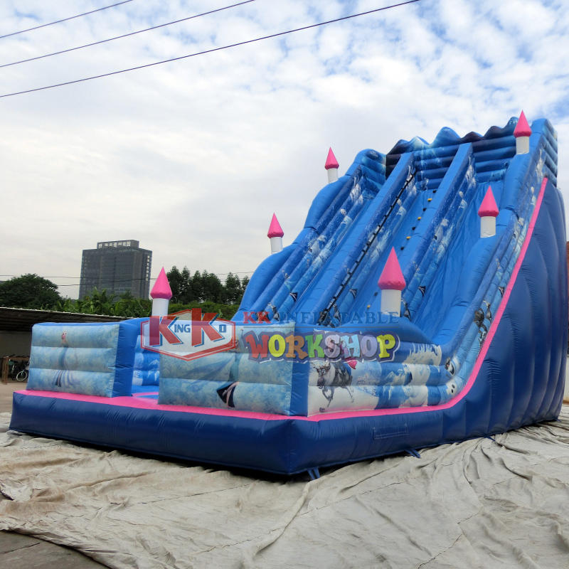 Children's Favorite Theme Inflatable Frozen Jumping Castle Slide Amusement park equipment