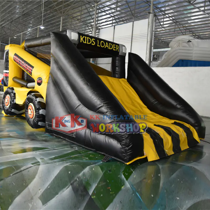 Party Inflatebles Inflatable Truck Dry Slide for Kids