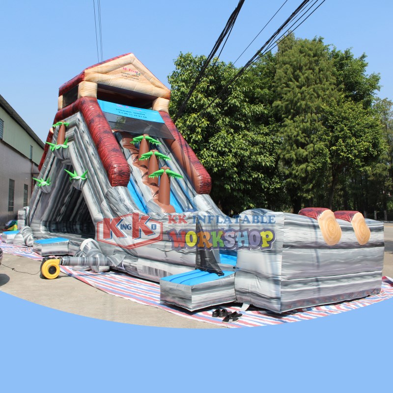 KK INFLATABLE transparent pig inflatable slide manufacturer for exhibition