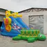 fire truck shape inflatable water slides for adults various styles for exhibition KK INFLATABLE