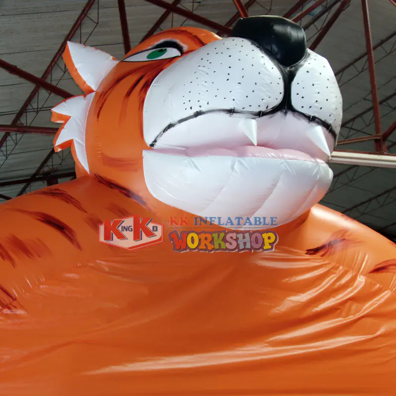 Inflatable World Lets Kids Jump, Slide and Climb Huge Inflatables, Tiger Shape jumping Slide