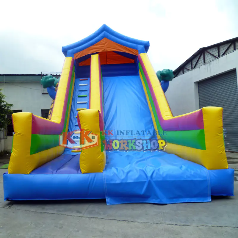 Pineapple Inflatable Bouncy Castle Slide Commercial Inflatable Slides For Carnival
