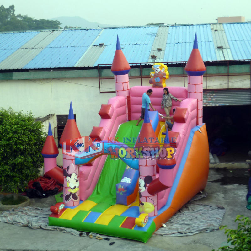 buy inflatable castle slide