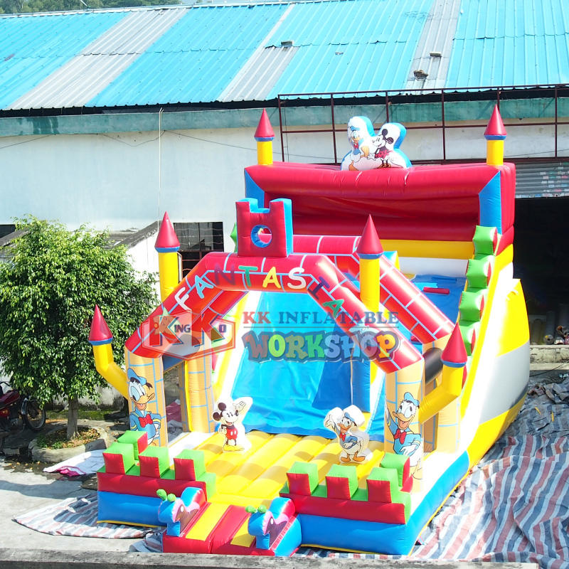 buy castle inflatable children bouncer slide
