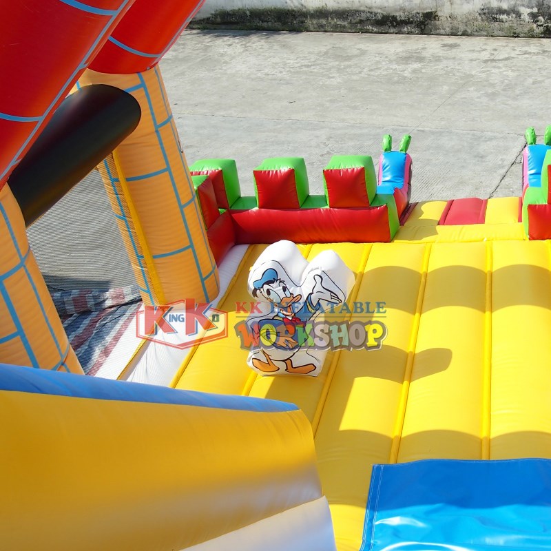 KK INFLATABLE PVC kids water slide supplier for swimming pool