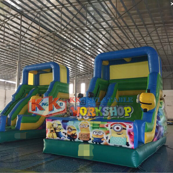KK INFLATABLE transparent pig blow up water slide supplier for swimming pool
