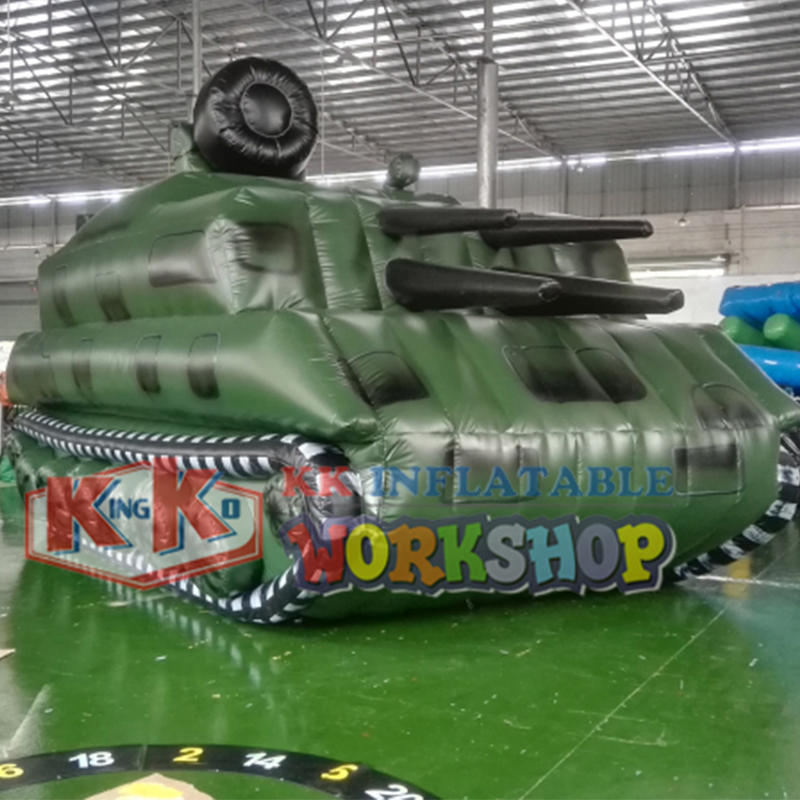 Military equipment inflatable tank model