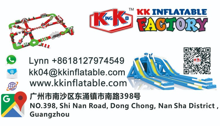 KK INFLATABLE PVC kids water slide supplier for swimming pool-12