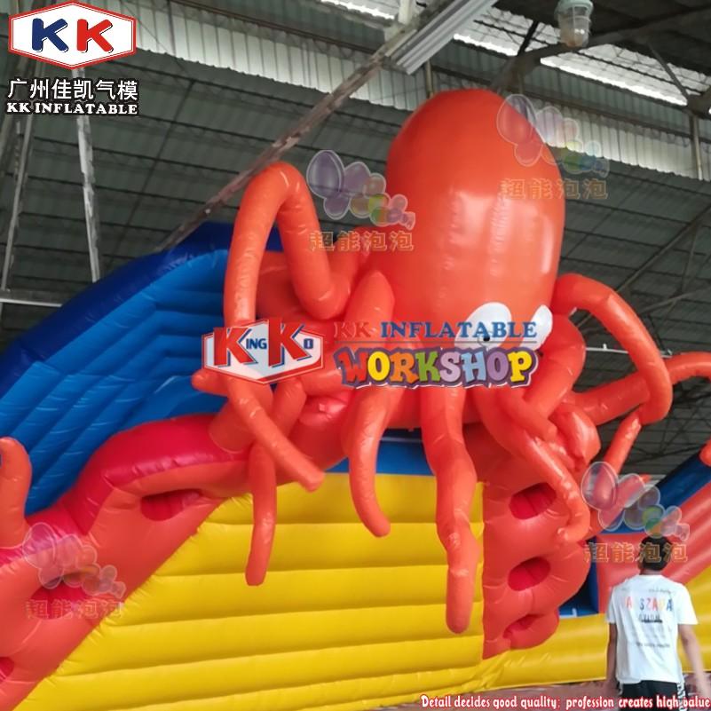 KK INFLATABLE blue inflatable theme park animal modelling for amusement park-15