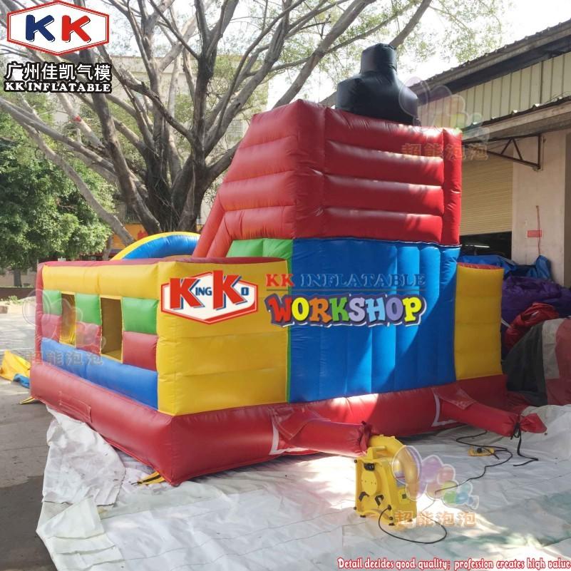5 Star Comments 4 meters high kids spiderman inflatable slide with complete digital printing for outdoor parties