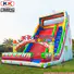 KK INFLATABLE truck blow up water slide manufacturer for playground