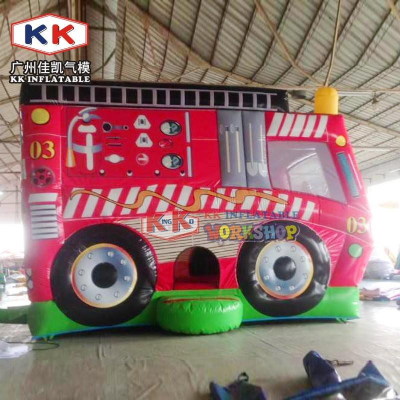 durable party jumpers fire truck factory direct for outdoor activity-4