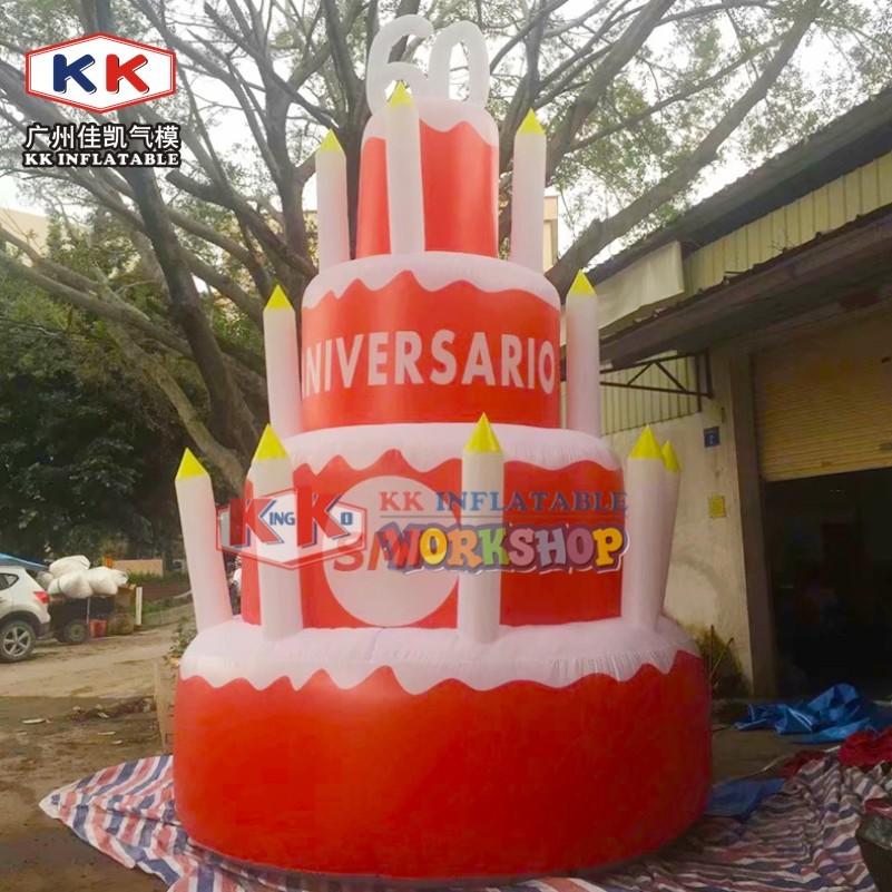 Festival Event Decoration Inflatable Cake For Wedding Party