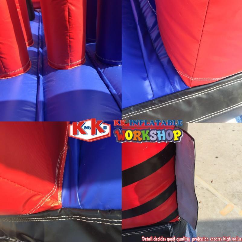 KK INFLATABLE multifuntional obstacle course for kids supplier for racing game-2