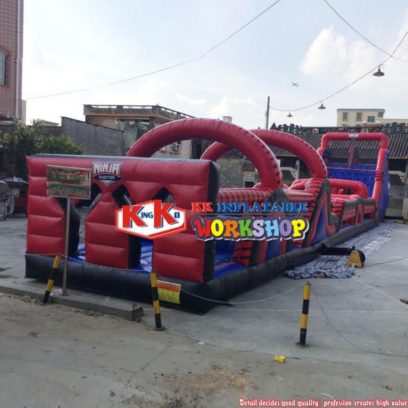 KK INFLATABLE multifuntional obstacle course for kids supplier for racing game-3