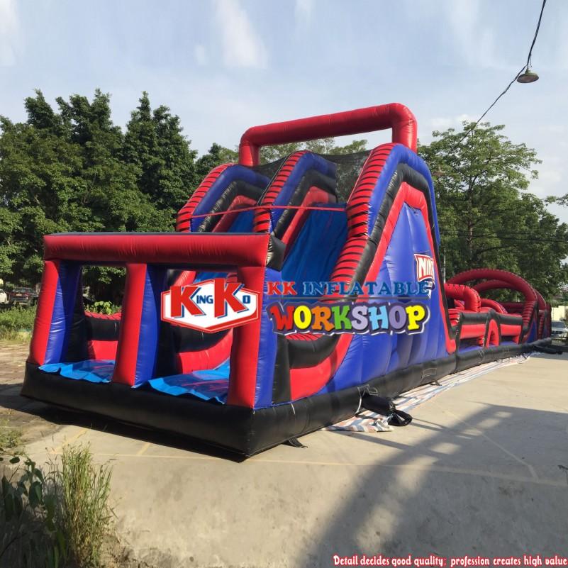 KK INFLATABLE multifuntional obstacle course for kids supplier for racing game-4