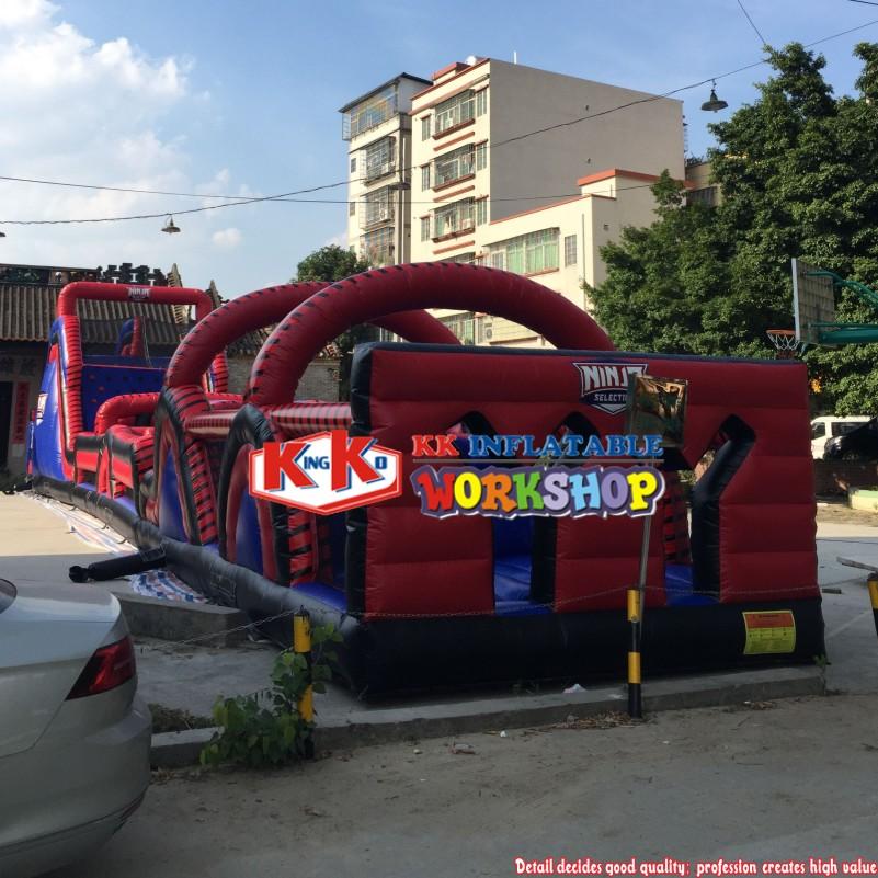 KK INFLATABLE multifuntional obstacle course for kids supplier for racing game-6