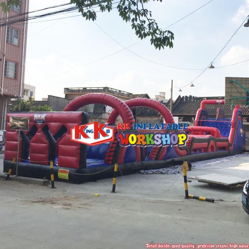 KK INFLATABLE multifuntional obstacle course for kids supplier for racing game-5