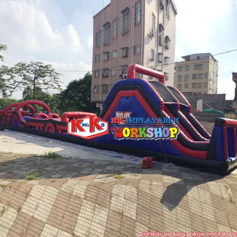KK INFLATABLE multifuntional obstacle course for kids supplier for racing game-9