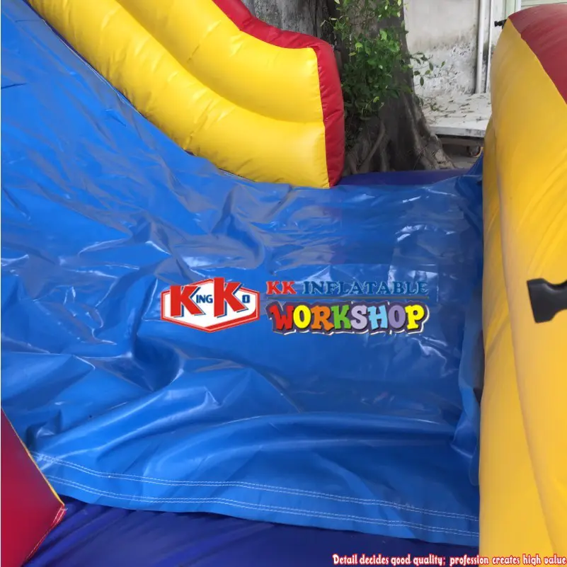 Latvia Airplane Inflatable Bounce House Obstalce Course Race For Kids
