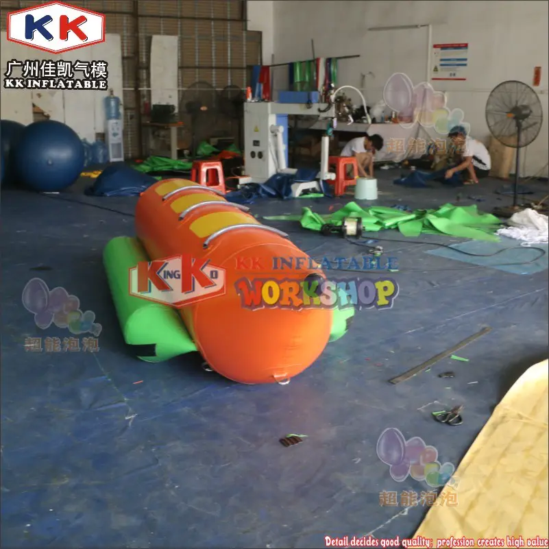 Commercial Sea Floating Water Park Inflatable Banana Boat Recreational Single Boat PVC Boat