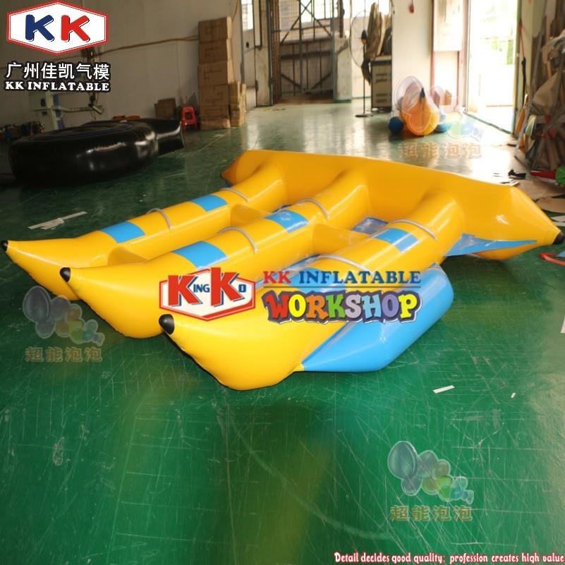 Crazy Design Inflatable Fly Fish Price, Banana Boat Inflatable Flying Fish Towable For Water Sea Sport