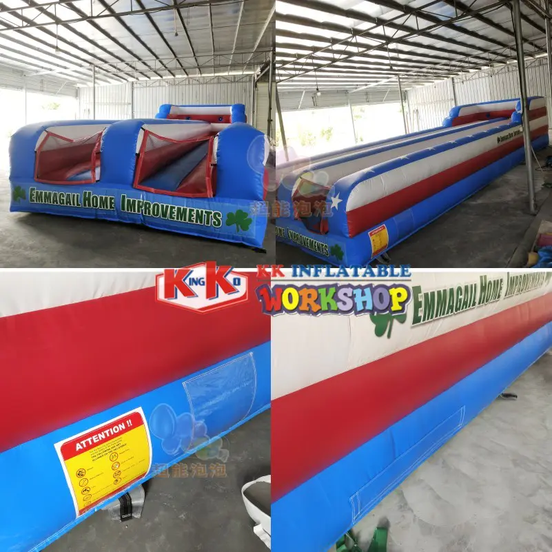 Challenge Sports Training Action Inflatable Bungee Run Double Lane Running Sports