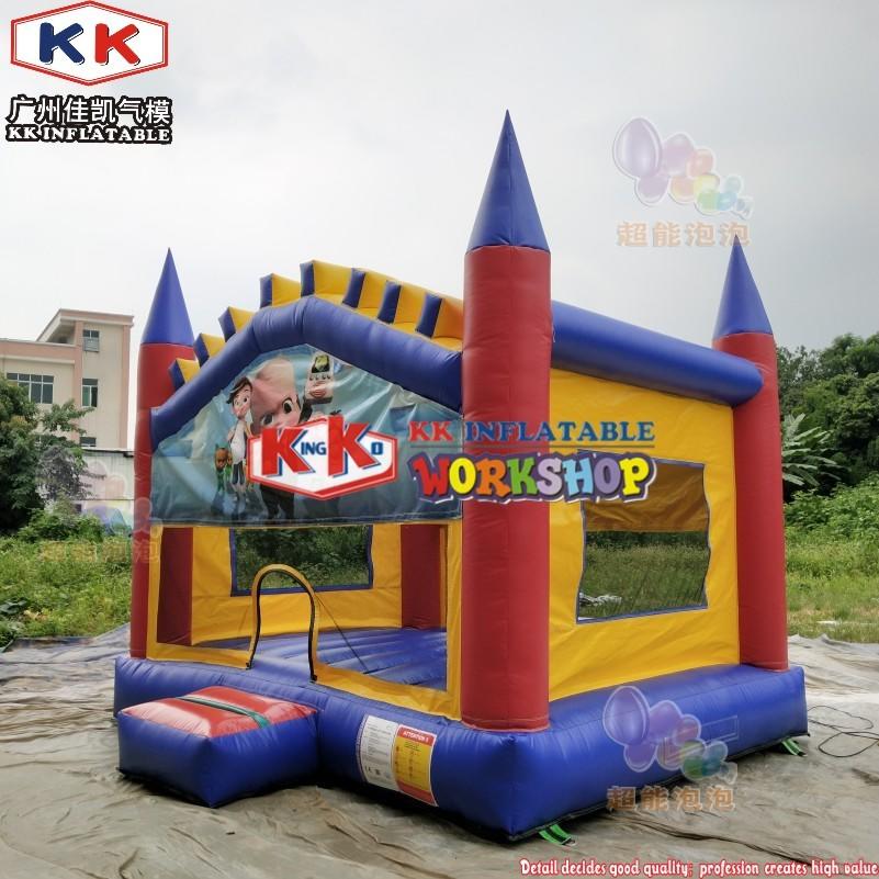 Baby Boss Inflatable Carton Bouncy House Castle, Jumping castle for garden use
