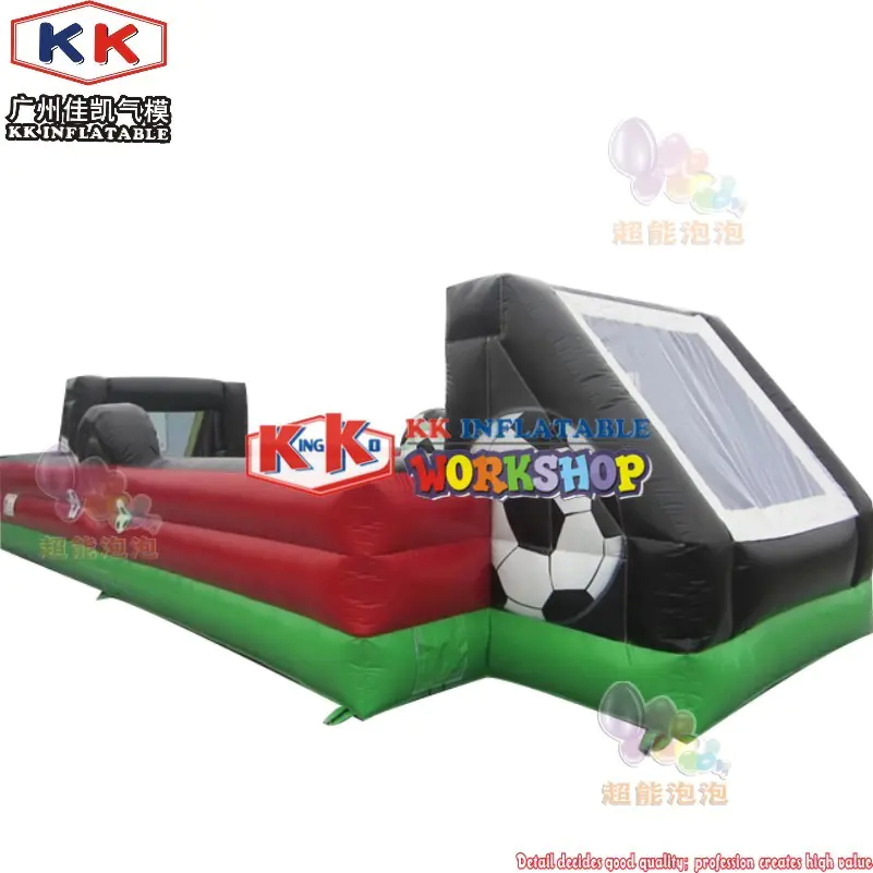 outdoor giant inflatable soap soccer football field with inflatable bouncer bottom