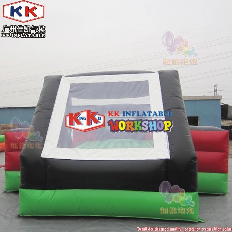 outdoor giant inflatable soap soccer football field with inflatable bouncer bottom