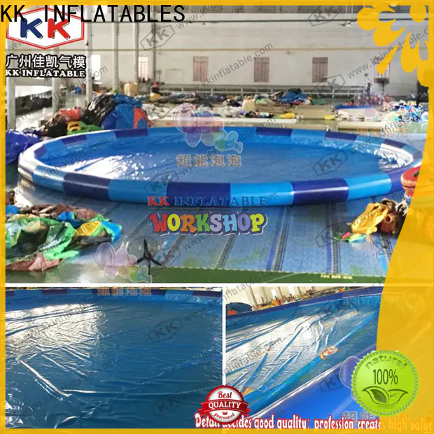 KK INFLATABLE solid mesh blow up pool supplier