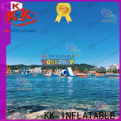 hot selling inflatable water parks slide pool combination factory price for seaside