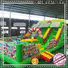 KK INFLATABLE fire truck moon bounce manufacturer for paradise