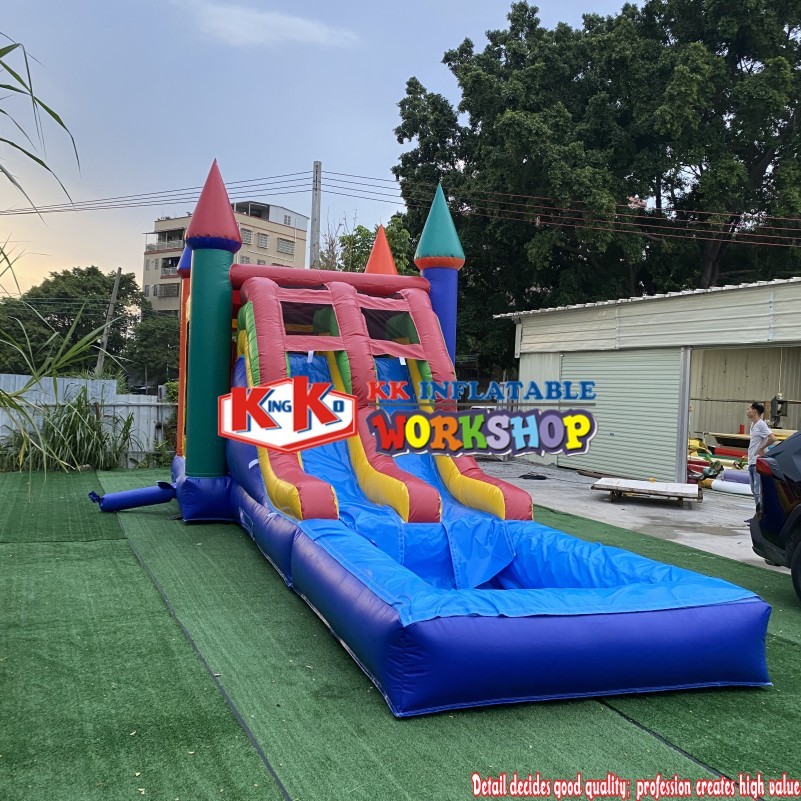 Adult Combo Inflatable Water Bounce House Bonucy Castle Inflatable Jumping Slide With Slide With Pool And Slide