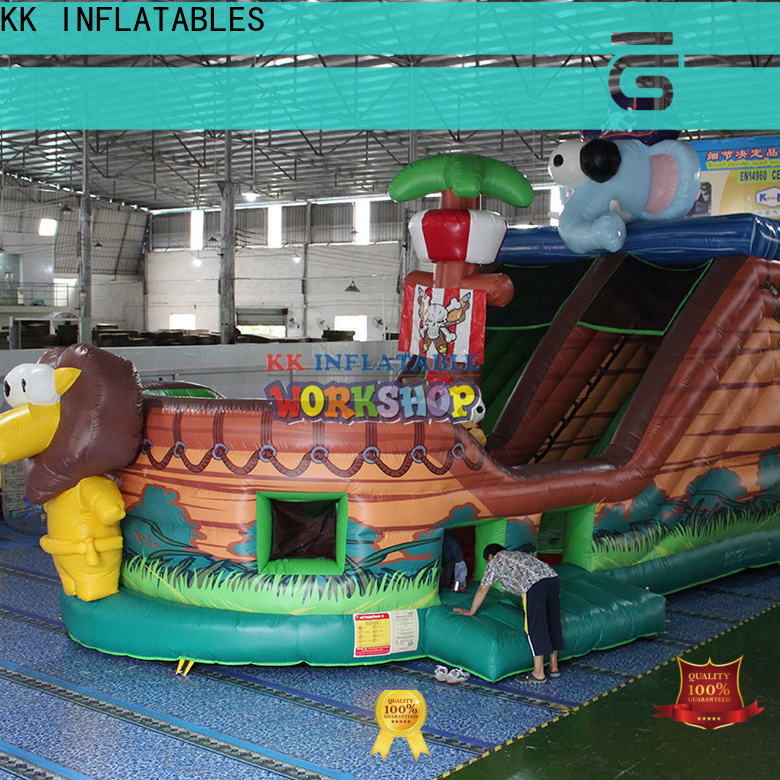 KK INFLATABLE bounce house inflatable playground colorful for amusement park