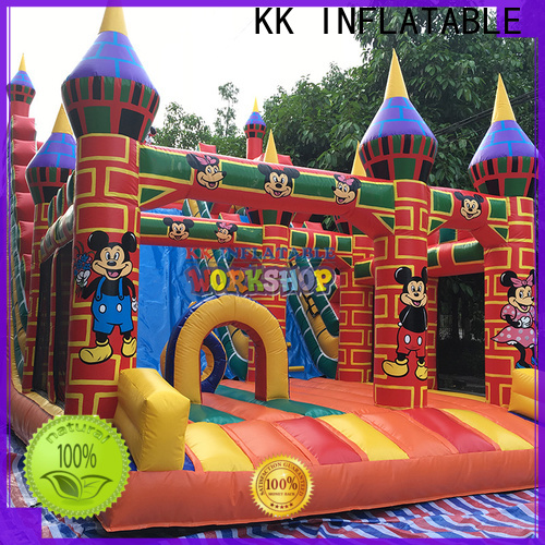 funny inflatable play center trampolines various styles for playground
