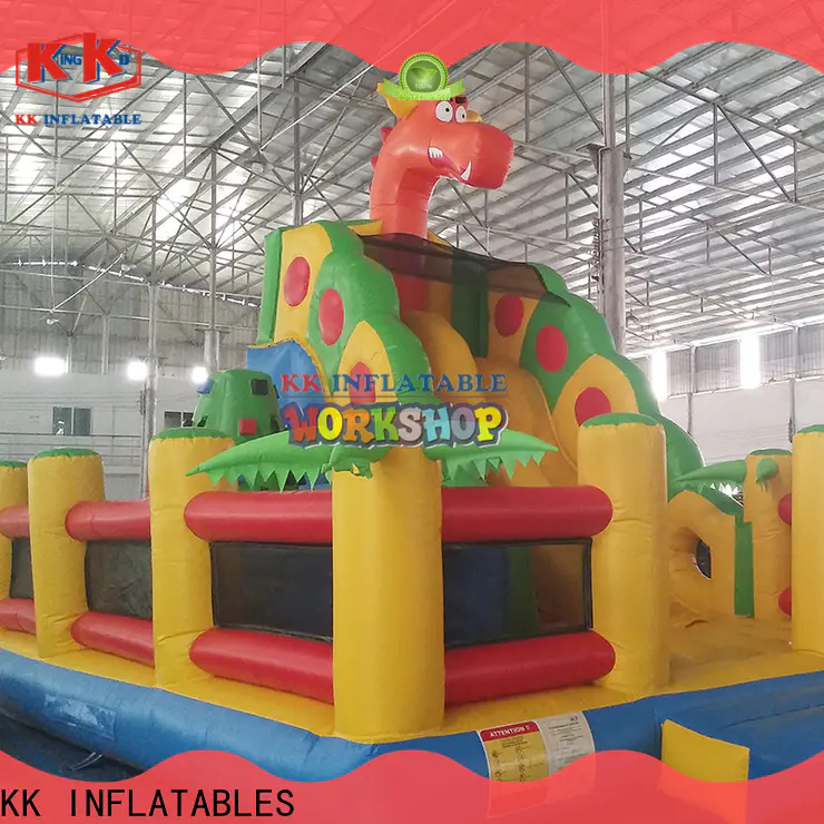 KK INFLATABLE fire truck shape big water slides various styles for paradise