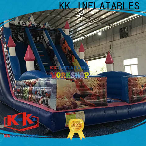 KK INFLATABLE jump bed big water slides manufacturer for parks