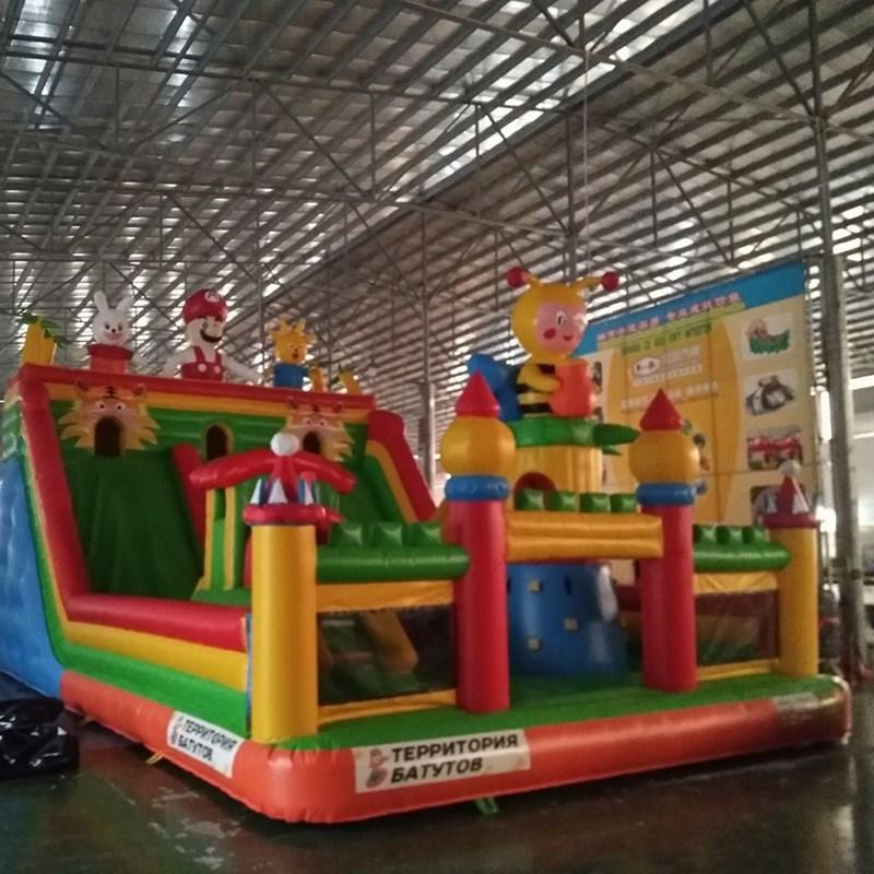 KK INFLATABLE portable inflatable castle colorful for children-2