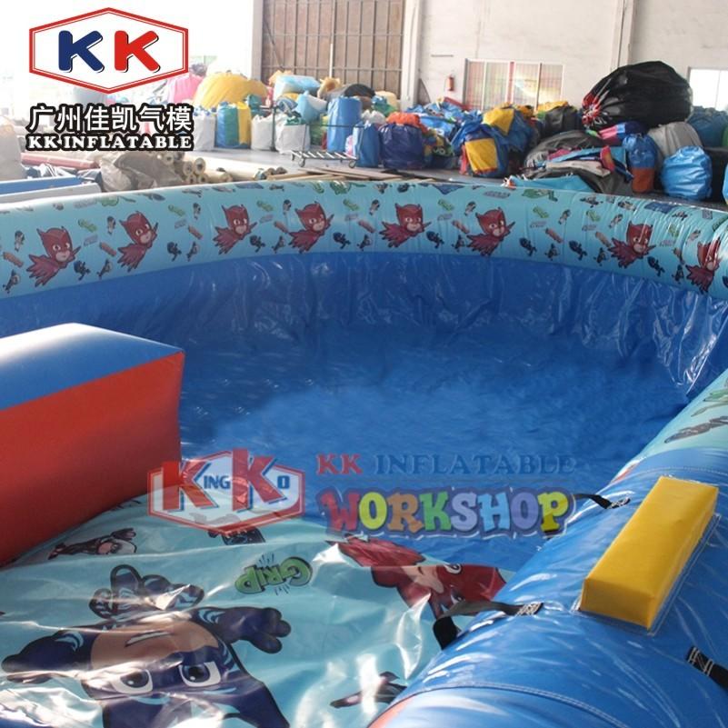 Splashy Sonic theme Commercial tropical inflatable water slide with pool, kids home garden or outdoor backyard waterslide