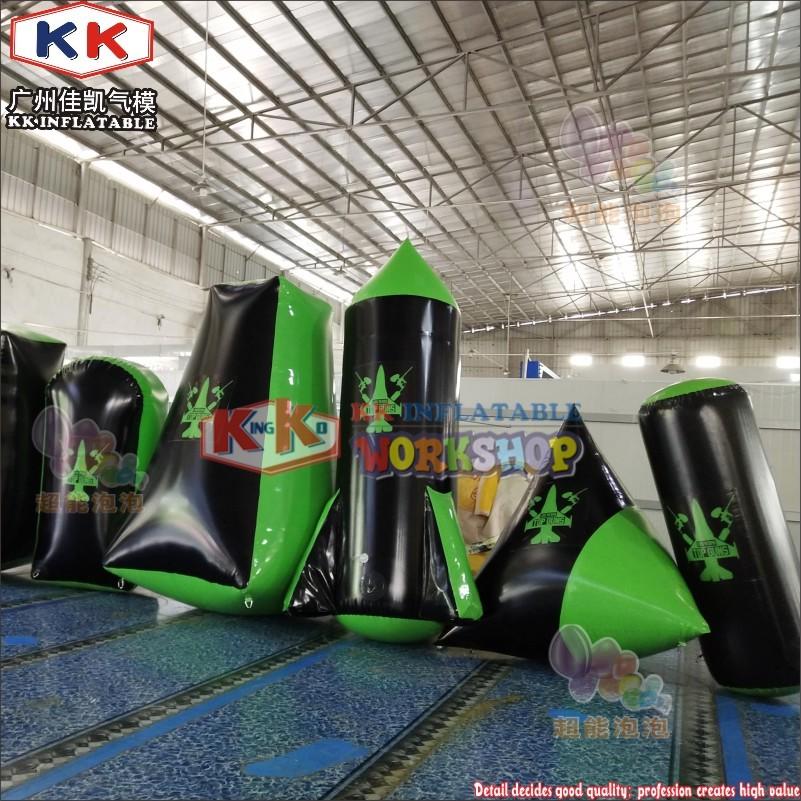 Different Size Inflatable Paintball CS Bunker Inflatable Paintball Arena For Outdoor Shooting Game
