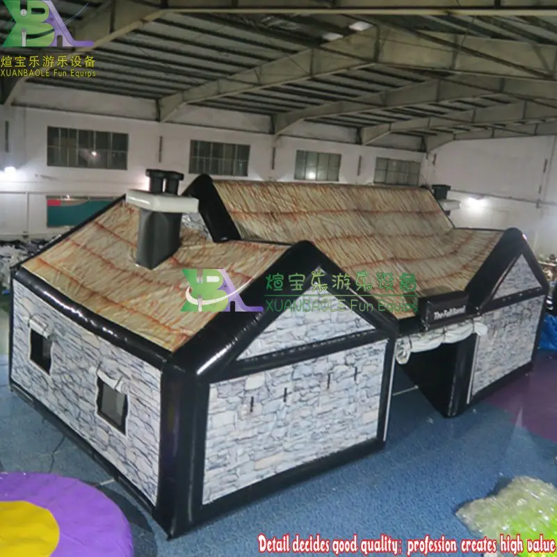 Tent House Inflatables, Giant Inflatable Pub Bar, Custom Inflatable Party Bar Tent