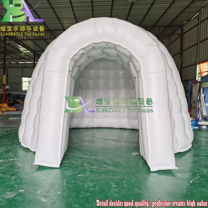 Snow land Photo Booth Igloo Playhouse Inflatable Small Igloo Tent, Mini Dome Tent