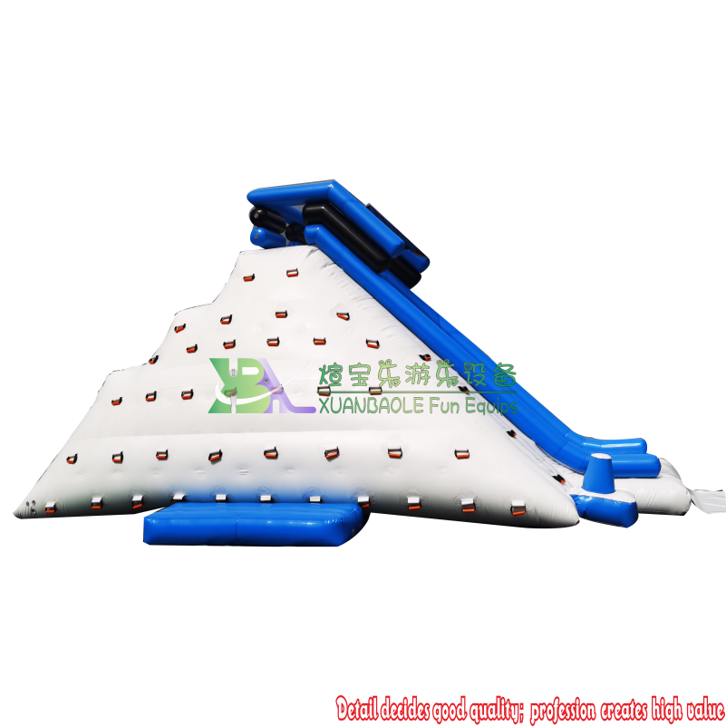 Commercial Water Play Sports Equipment Aqua Floating Inflatable Iceberg with Slide